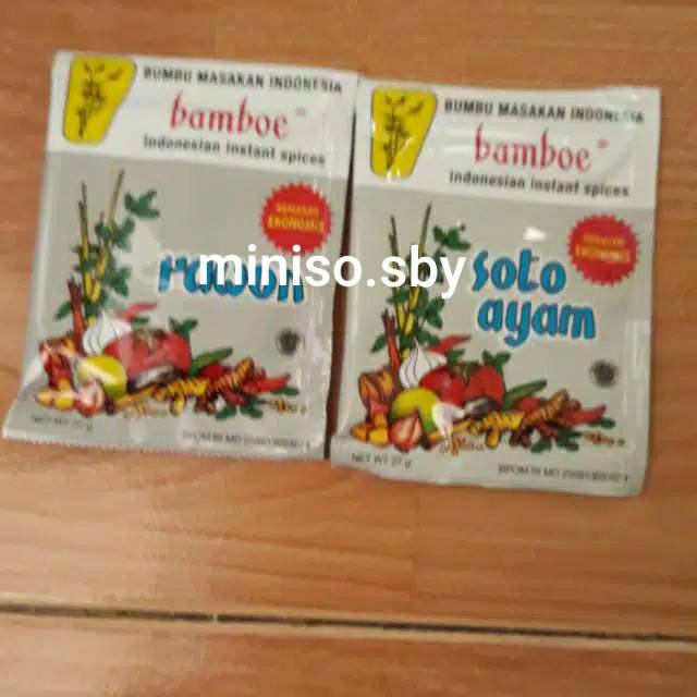 

Bumbu bamboe kemasan mini 27 gr
