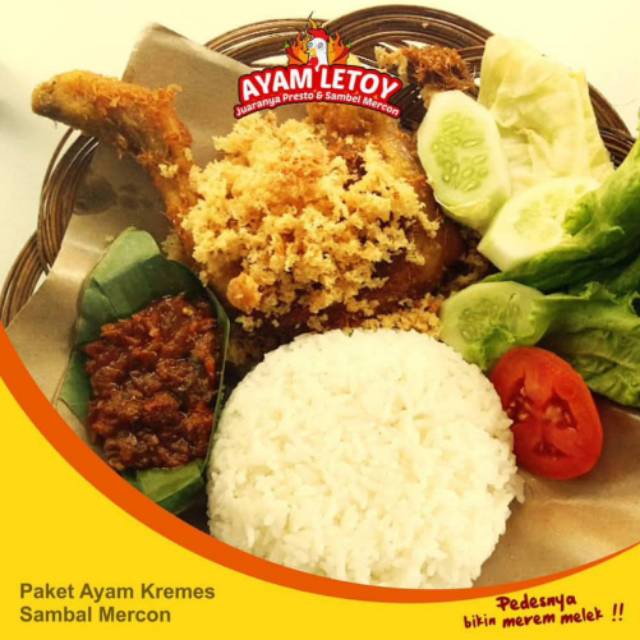 

Paket Nasi Ayam Letoy Keremes