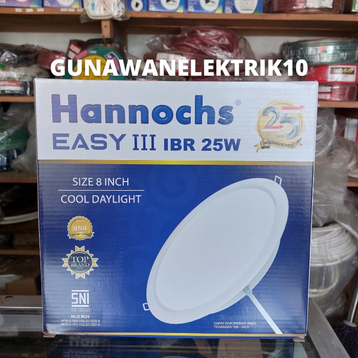 LAMPU LED HANNOCHS EASY IBR 25 WATT, IBR 25 WATT DOWNLIGHT