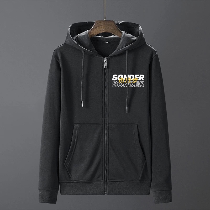 Hoodie Pria Zipper Sonder hoodie terbaru L-XXL