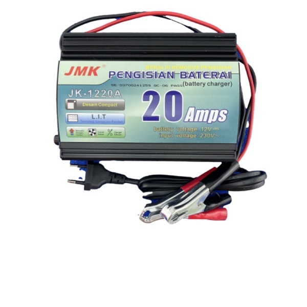 Charger accu / aki 12V 10A 12V 20A JMK jk1210A Jk1220A