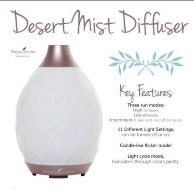 Sale Diffuser Young Living Tipe Desert Mist (Bonus Lip Matte)