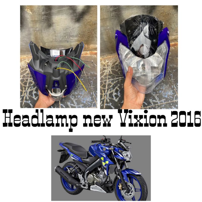 Headlamp Batok Lampu Depan SET Vixion new NVA