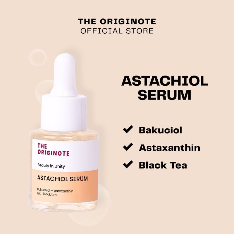 (READY) The Originote Astachiol Serum Bakuchiol Astaxanthin with Black Tea (BPOM)