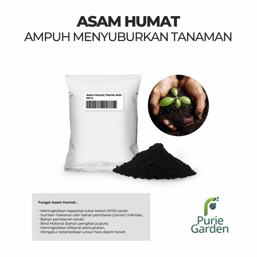 Asam Humat / Humic Acid 100gram PG.SBY