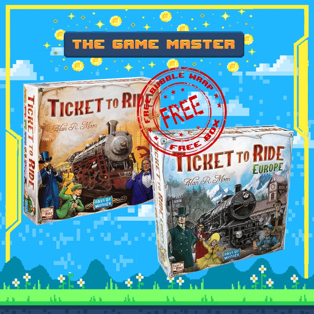 Ticket to Ride USA Europe Board Game