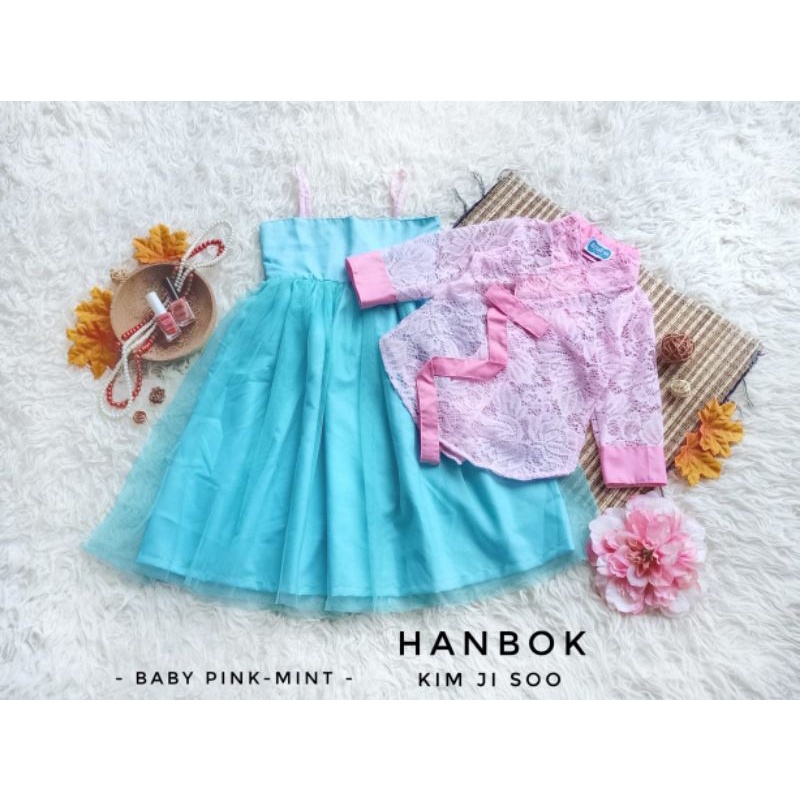 Hanbok Kim Ji Soo Anak Unik/Baju Adat/Hanbok Anak murah