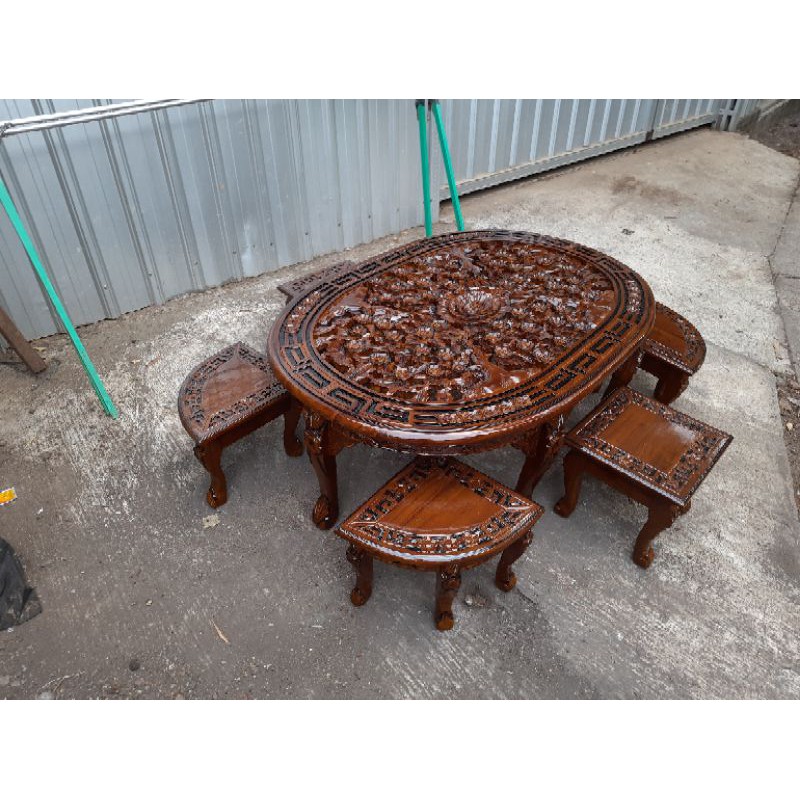 !!kursi osin murah/meja ukir jati/meja oshin jepara/meja ketapang