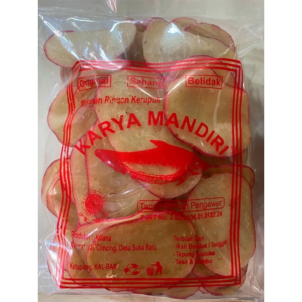 

Kerupuk Belidak Karya mandiri 500gr