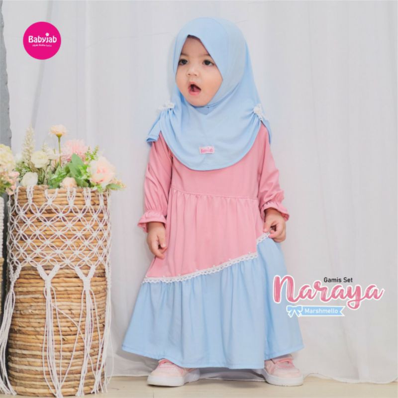 Gamis set Naraya babyjab