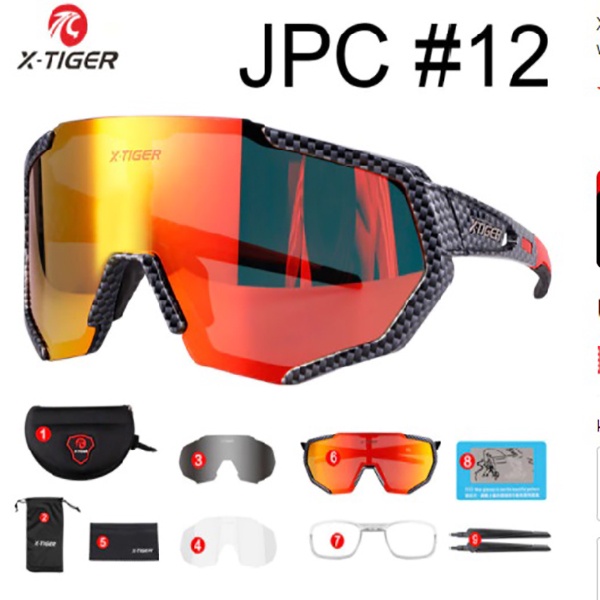 Kacamata Sepeda Riding Glasses Polarized Anti-Shock Anti-UV400 X-TIGER