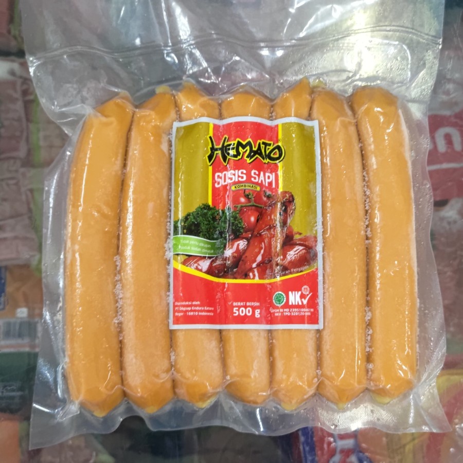 

Hemato sosis sapi bakar 500 gram