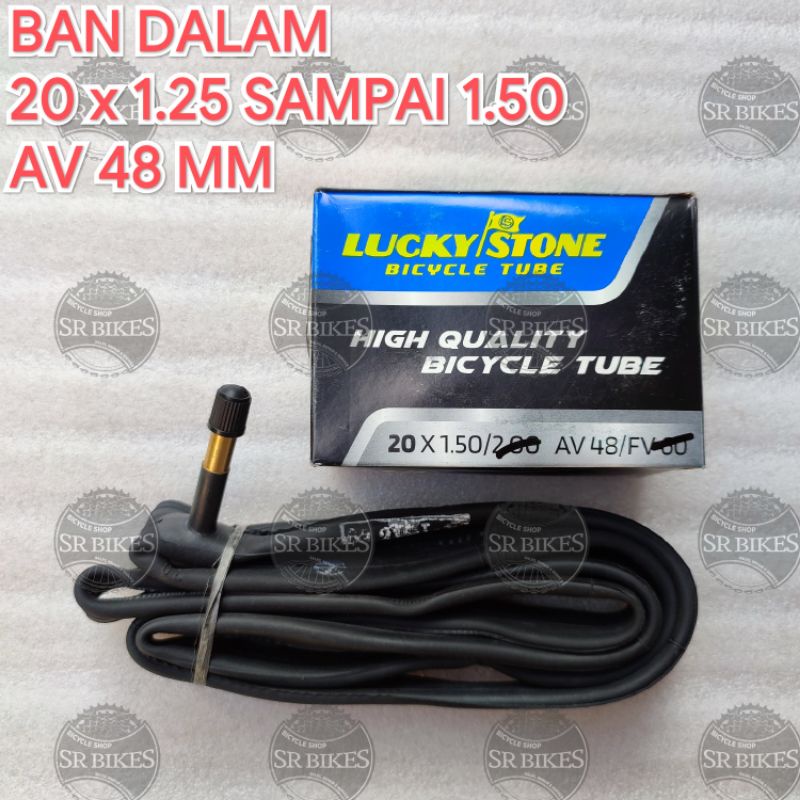 Ban Dalam 20 x 1.25 - 1.35 - 1.50 Sepeda Lipat Minion. AV PENTIL MOTOR. LUCKY STONE