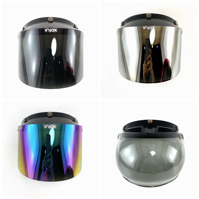 Kaca Helm Bogo Flat Datar Kaca Cembung Kaca Helm