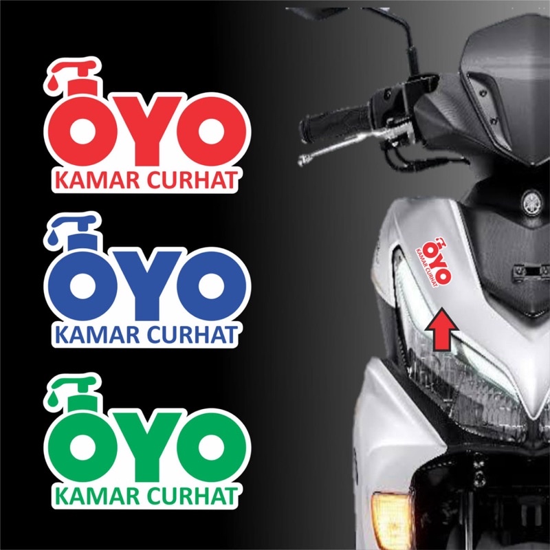 Sticker OYO KAMAR CURHAT stiker viral