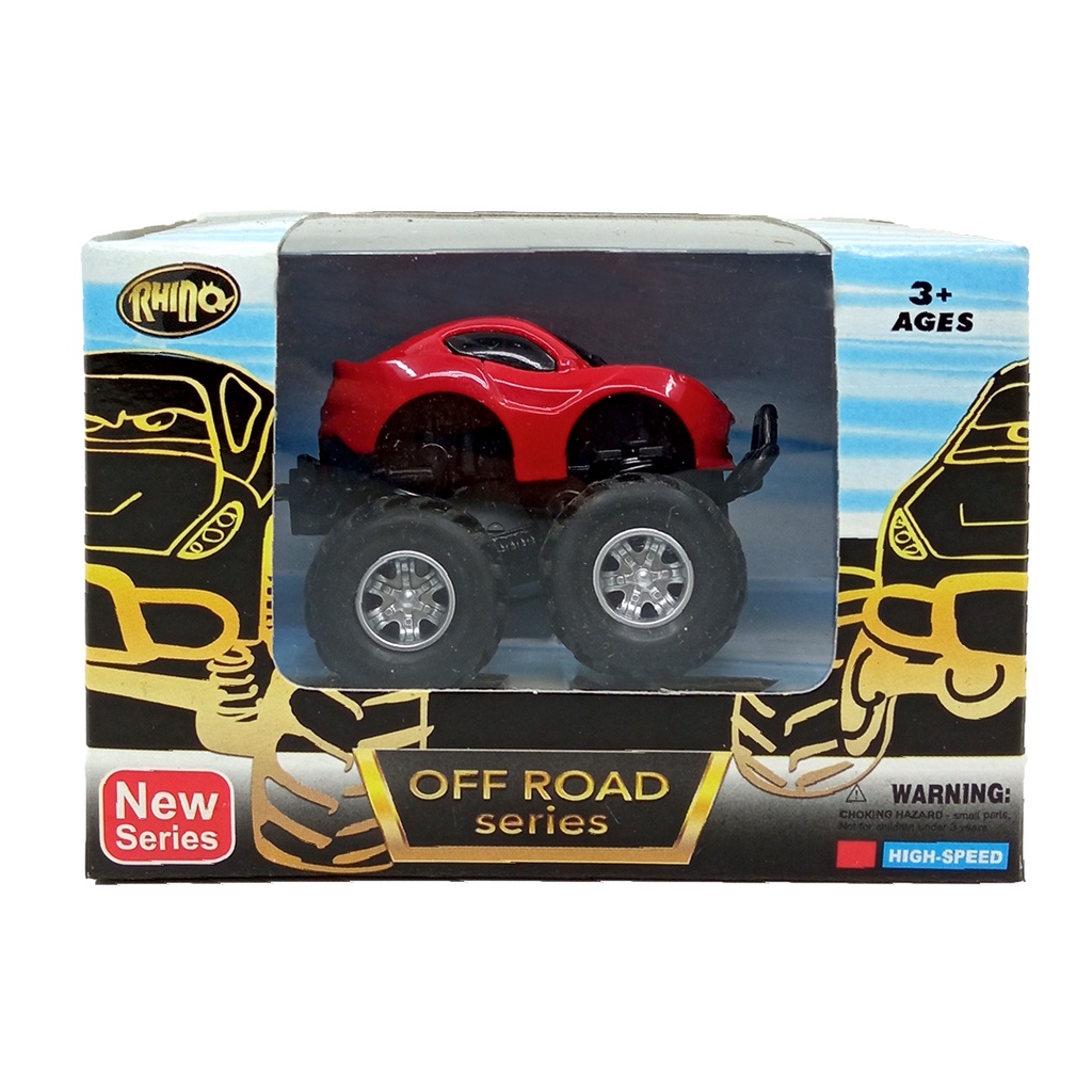 Mobi Monster Rhino Mini Mainan Anak Diecast Mobil Off Road