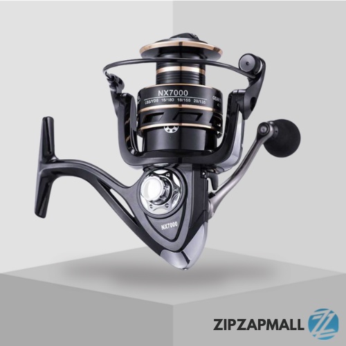 NX2000 Series Metal Reel Fishing Reel 5.2:1 Gear Ratio / Reel Rel Rill Ril Pancing Mini Laut Casting