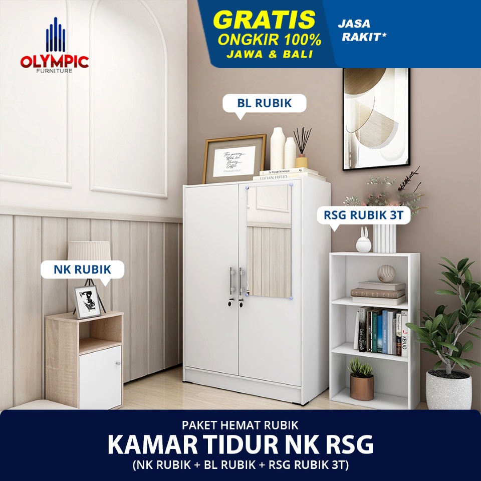 Olympic Paket Hemat Kamar - Nakas &amp; Rubik Series