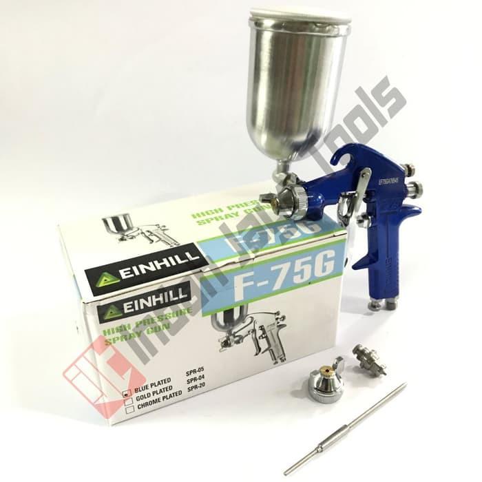 Einhill F75 G Spray Gun 1.5Mm Nozzle Stainless Plus Part Cadangan