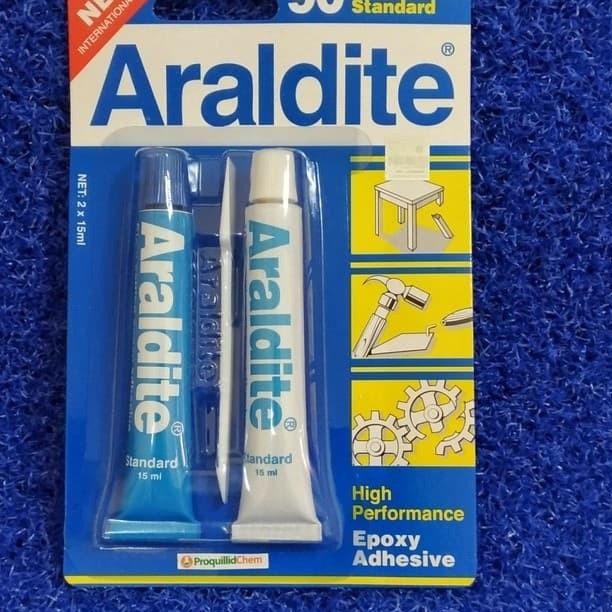 

LEM BESI ARALDIT ARALDITE BIRU EPOXY 90 MENIT RESIN+HARDENER ADHESIVE