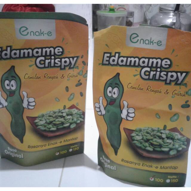 

Edamame crispy cemilan Enak pass di kantong anda murah meriah hanya 17.000