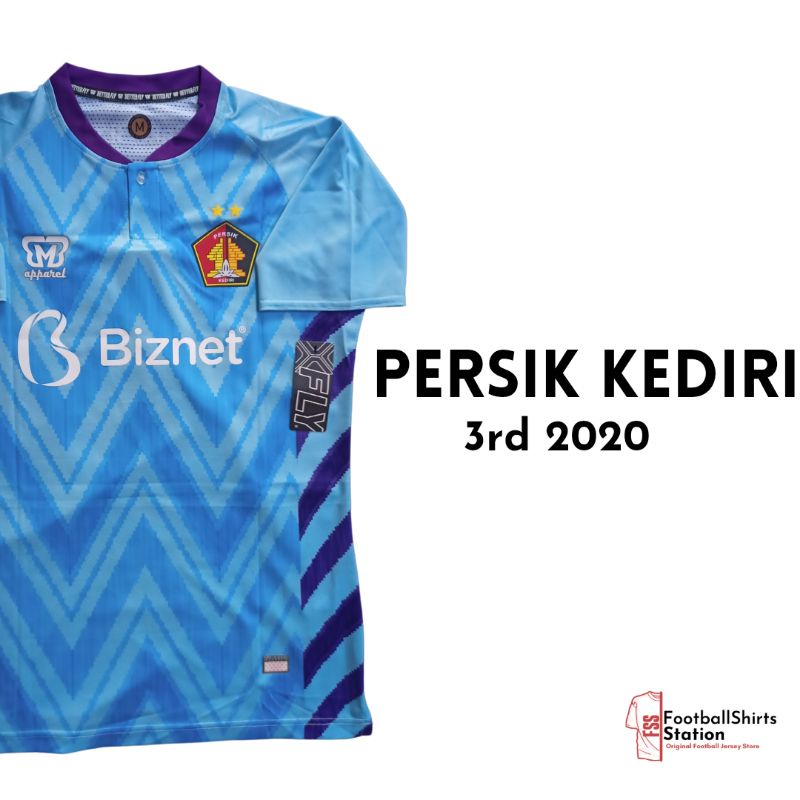 Jersey Persik Kediri 3rd 2020 Nameset Formigao Size M Original MBB