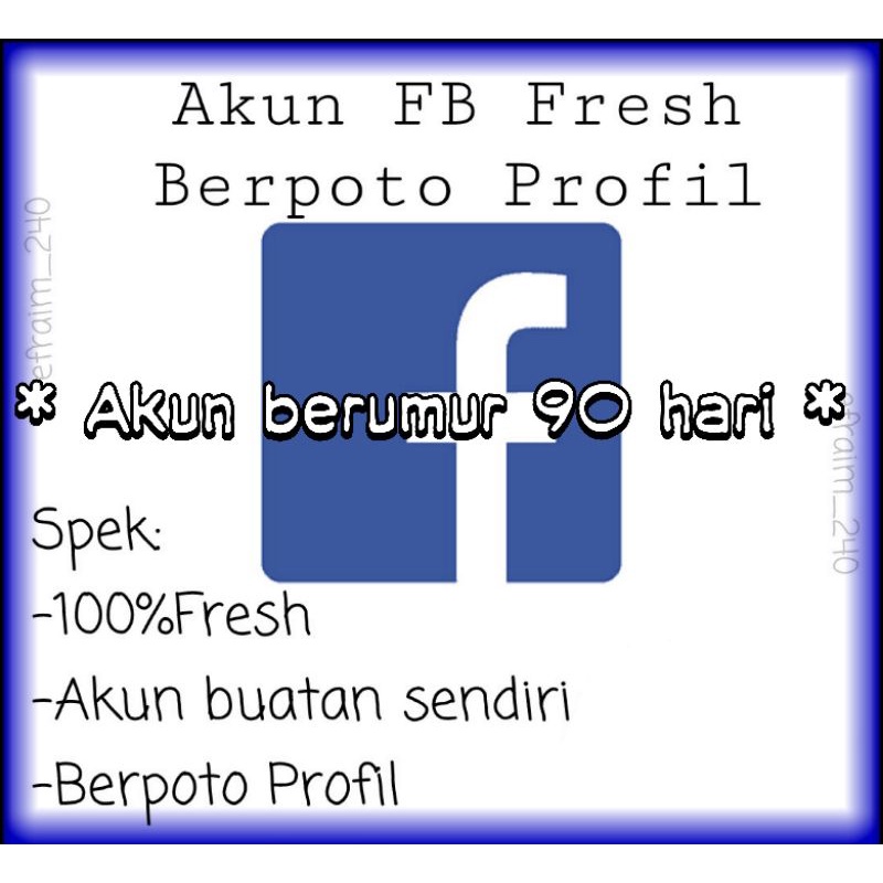 Akun Fb Fresh Berpoto Profil