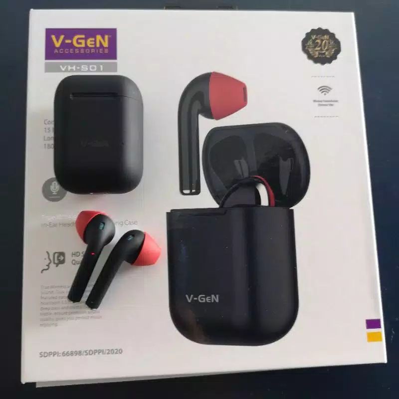 Earphone V-Gen VH-S01 wired hansfree stereo Bass