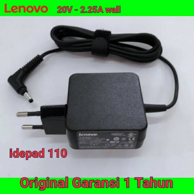 Adaptor Lenovo Ideapad 110 20V - 2.25A wall