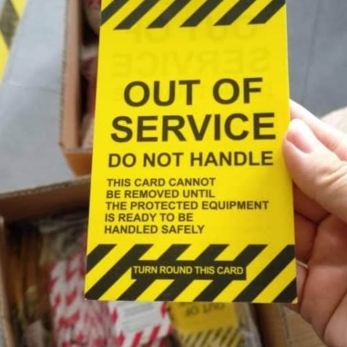 

Mudah Out Of Service Tag Promo