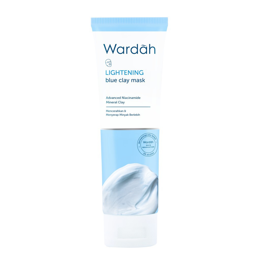 Wardah Lightening Blue Clay Mask 60ml