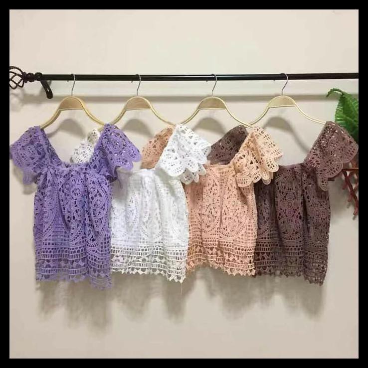 ATASAN WANITA CASUAL IMPORT/BLOUSE WANITA IMPORT RAJUT - UNGU