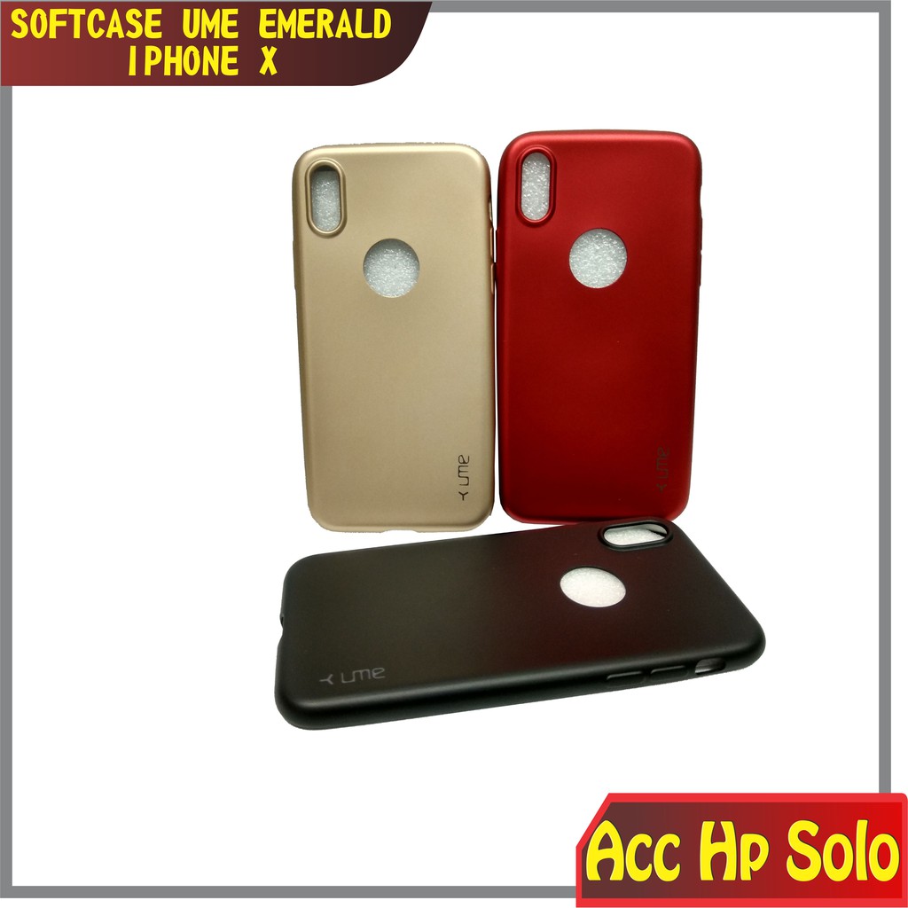 SOFTCASE CASE UME IPHONE X UME EMERALD