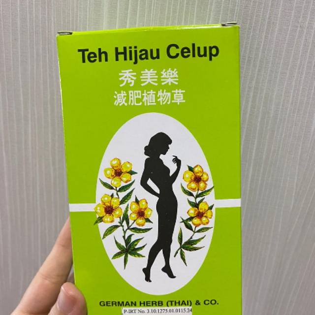 Sliming Herb Tea / Teh Hijau Celup / Herbal Tea / German Herb Thai Co 60 TeaBags