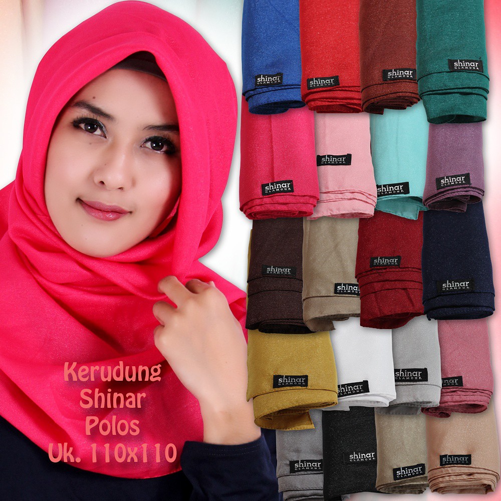  Shinar  Glamour  Ansania Square Jilbab  Hijab Kerudung 