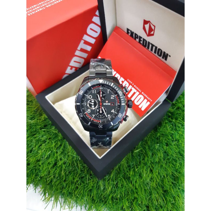 Jam tangan Expedition E6795M BLACK RED