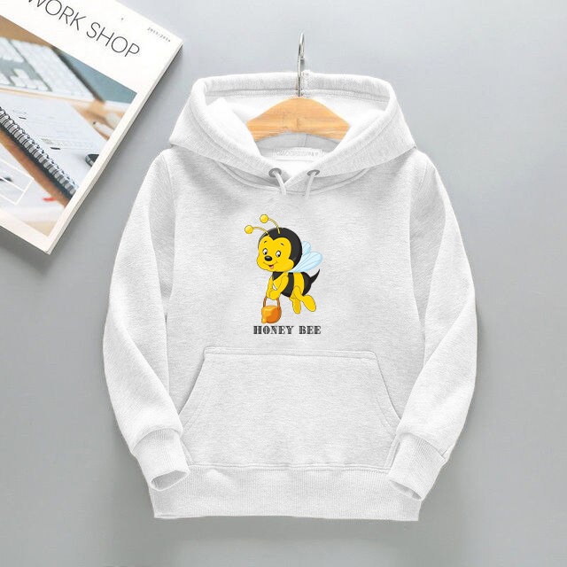 Hoodie Anak Unisex Honey Bee Size M-XL