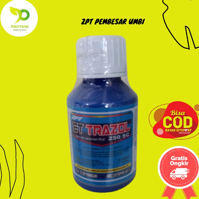 ZPT ET TRAZOL 100ML - PEMBESAR PERBANYAK BUAH DAN UMBI - PACLOBUTRACOLE - PEMBESAR UMBI BAWANG MERAH