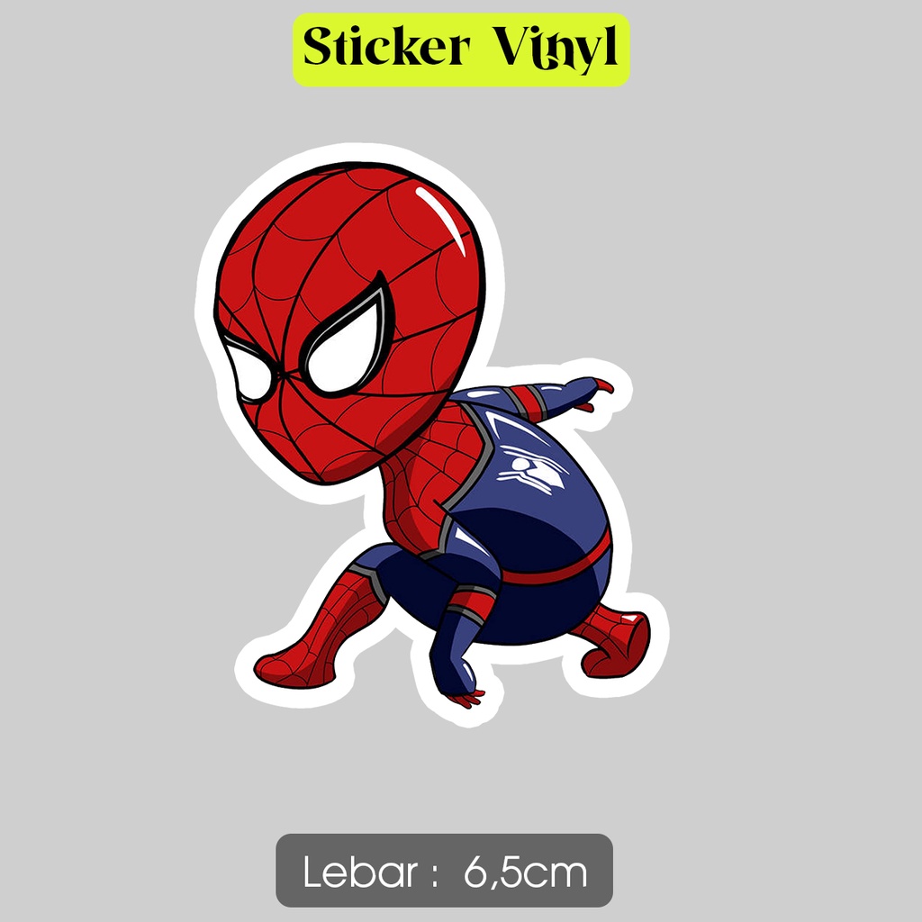 

Stiker Spiderman Peter Parker Landing Hero Spidey Sticker Vinyl Satuan Anti Air