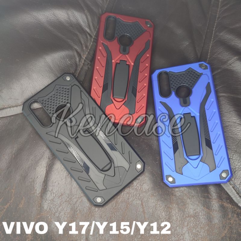 Hard Case Vivo Y17 Y15 Y12 Casing Robot Transformer Phantom Armor