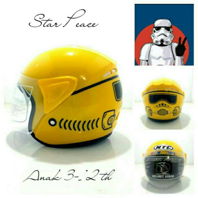 Helm Anak Ntc Star Peace utk 3-13th
