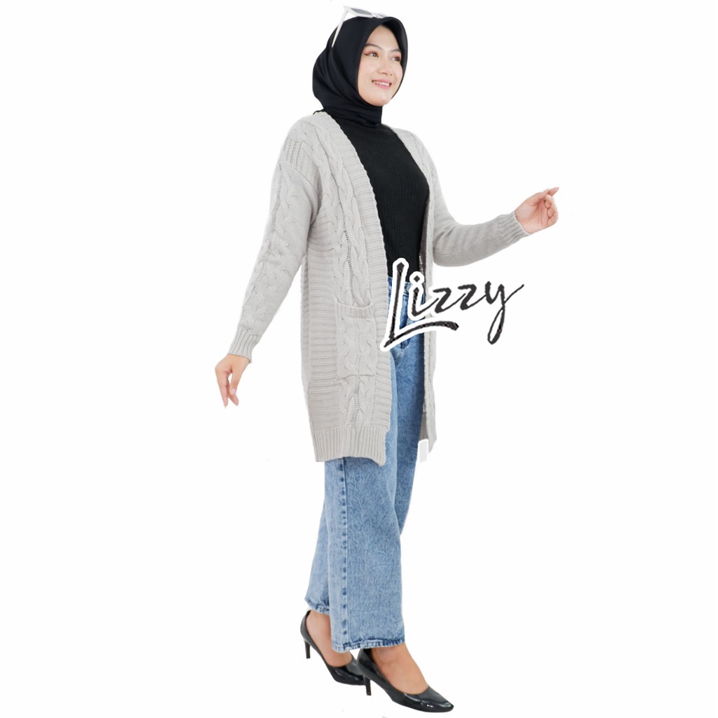 Lizzy - CARDIGAN RASYWA CABLE PREMIUM