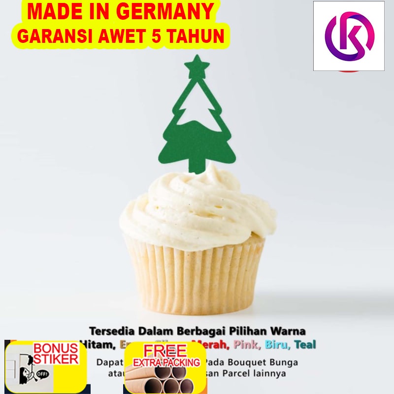 

Murah Cup Cake Topper MINI - CHRISTMAS TREE - Topper Kue Model Pohon Natal