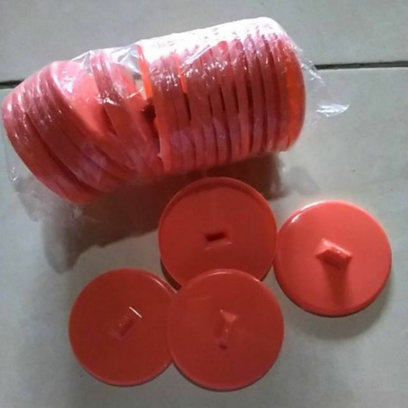 Tutup gelas plastik standart ecer / tutup gelas / tutup gelas warung / tutup gelas 1pcs