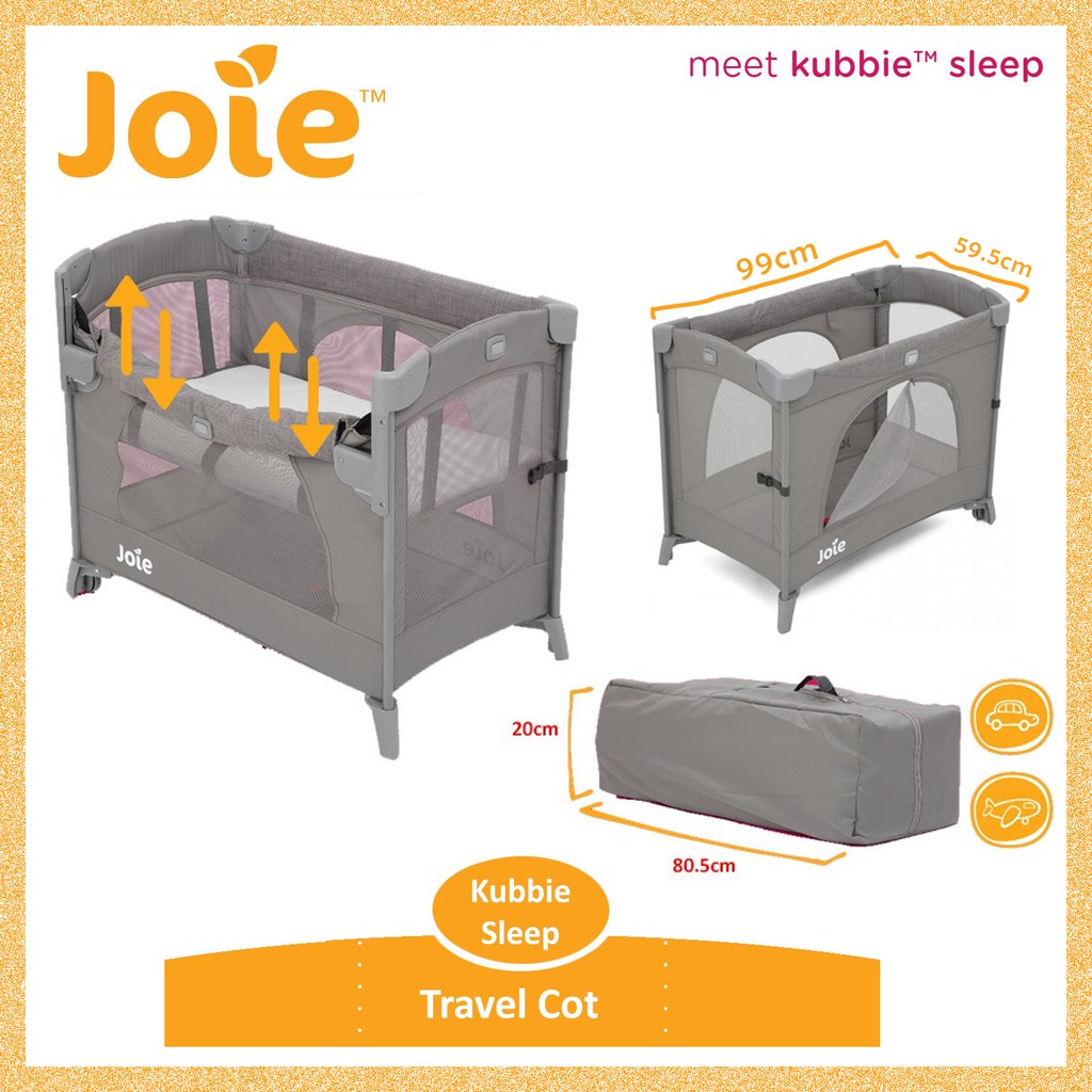 JOIE MEET KUBBIE TRAVEL COT RANJANG BAYI PLAYARD SATTELITE