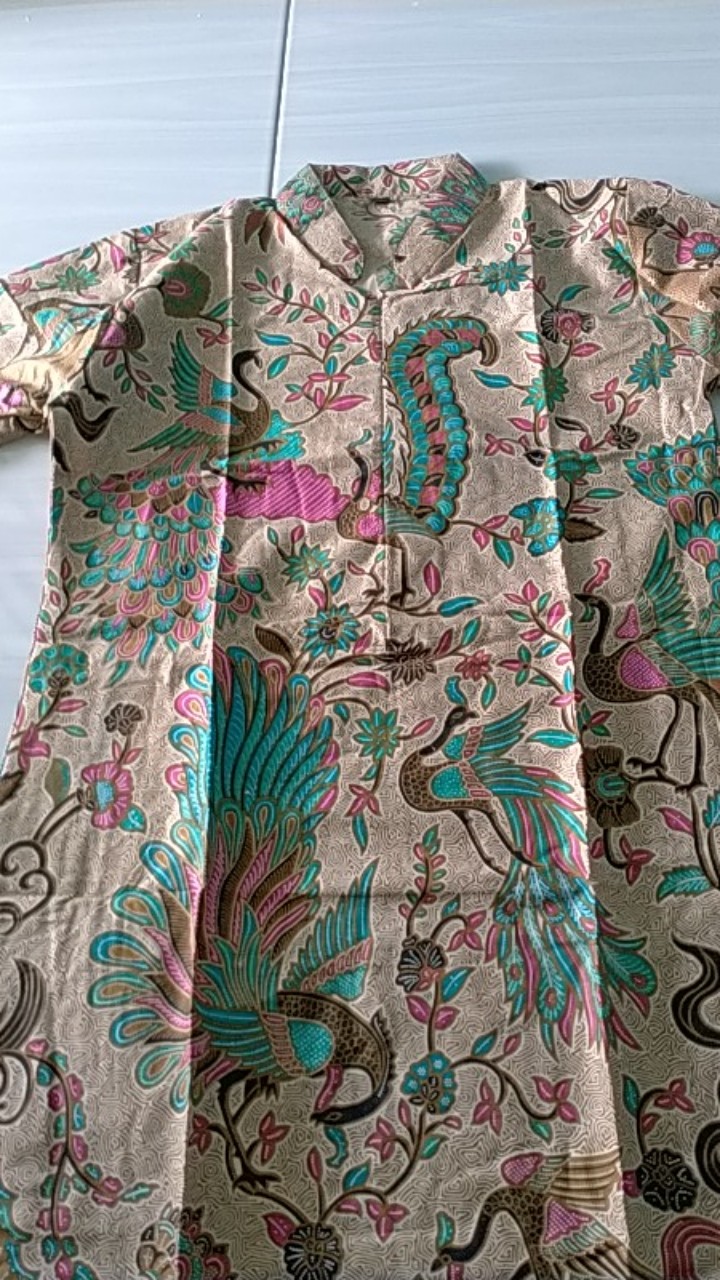 Terlaris Serut Genes Jelita Tunic Navbor Yelbor Whitbor Creambor Tunik Batik Modern Hrb030 Dolbi Dob