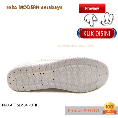 Sepatu wanita casual slip on karet murah PRO ATT SLP 04 PUTIH