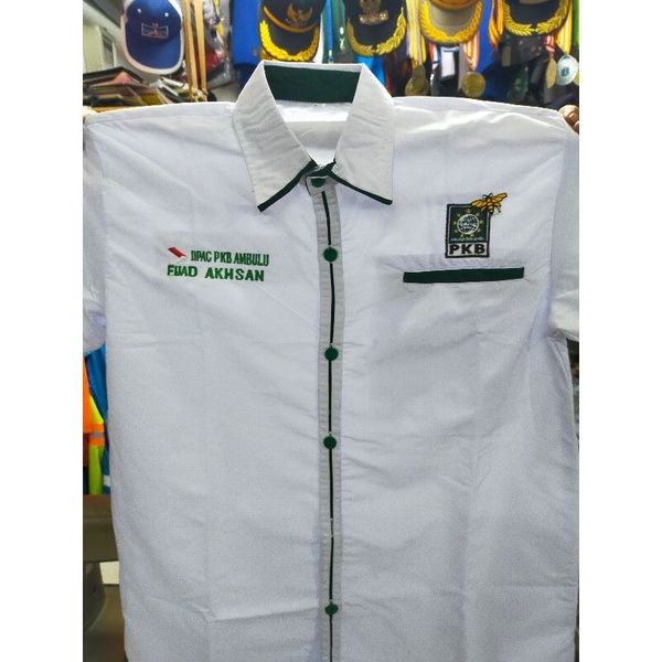 KEMEJA PARTAI PKB LENGAN PENDEK