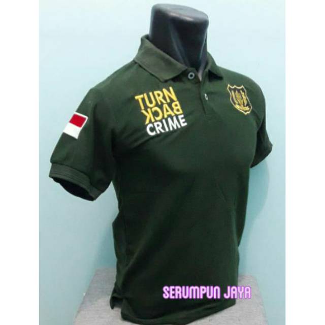 KAOS TURN BACK CRIME SECURITY HIJAU ARMY - KAOS SECURITY TBC - KAOS TBC SECURITY HIJAU ARMY