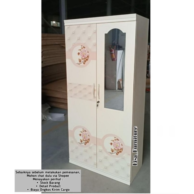 Lemari Besi Pakaian kaca|Lemari Besi Pakaian Sliding|Lemari besi pakaian 3 pintu|Lemari besi pakaian
